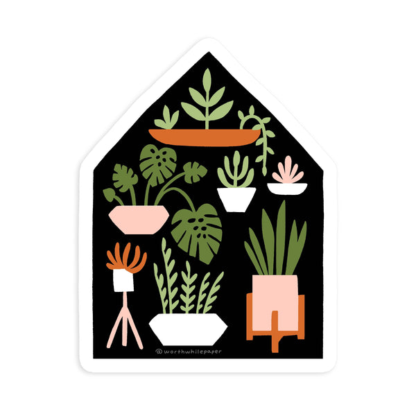 Houseplants Die - Cut Sticker - DIGS