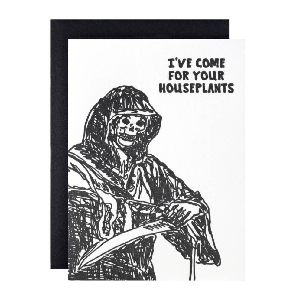 Houseplants Reaper Card - DIGS