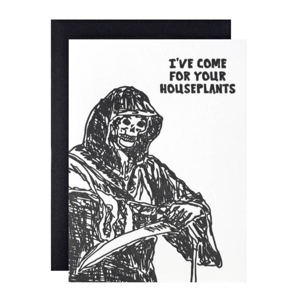 Houseplants Reaper Card - DIGS