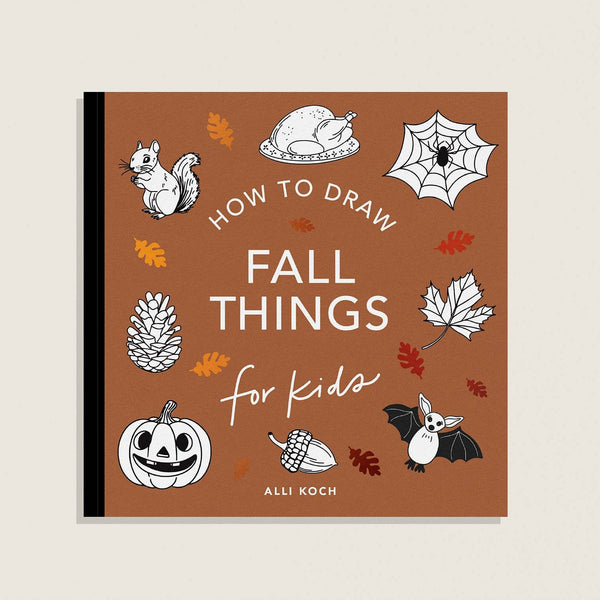 How to Draw Books for Kids: Fall Things - DIGS