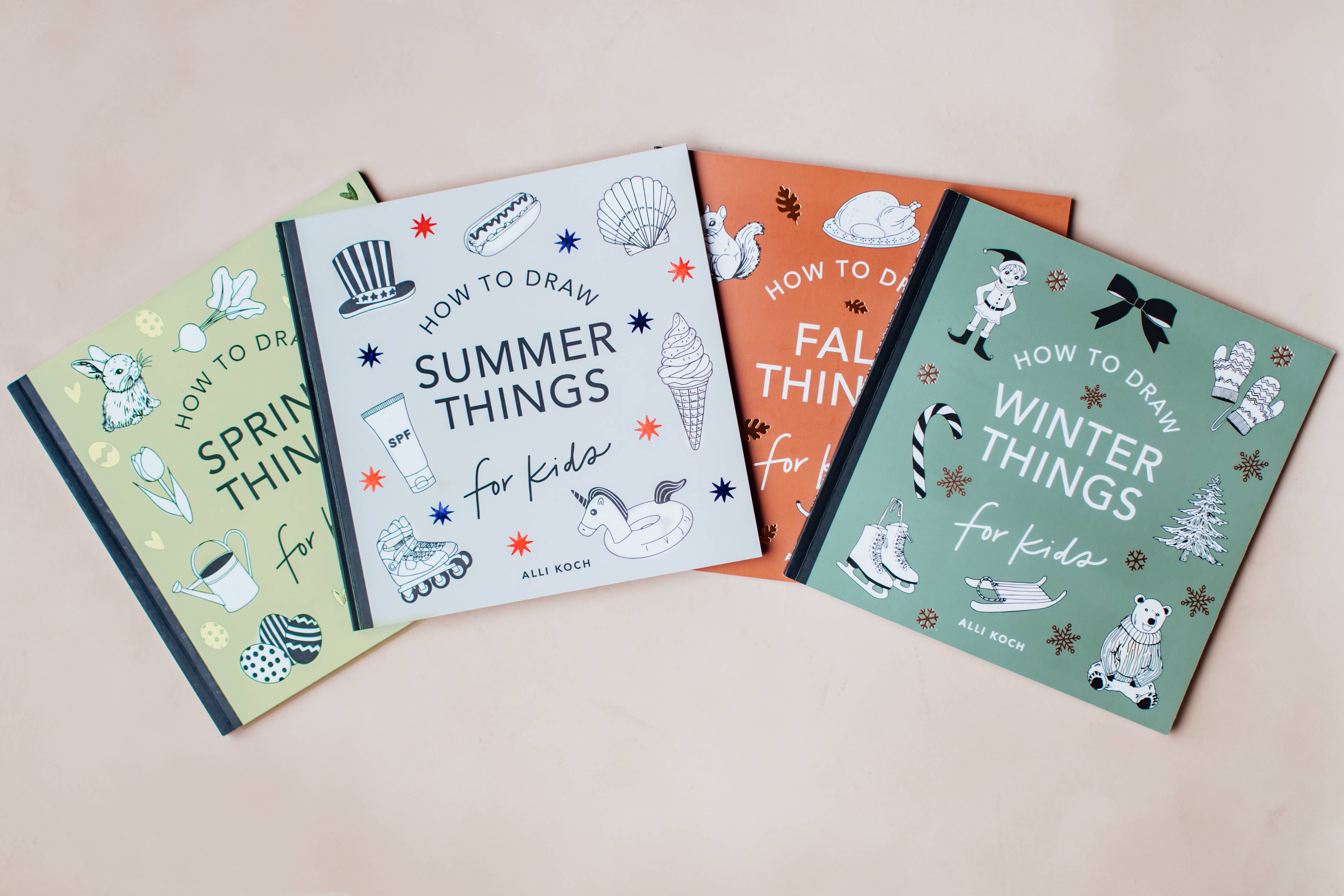 How to Draw Books for Kids: Fall Things - DIGS