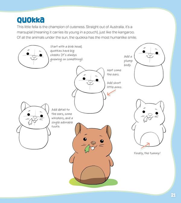 How to Draw Cute Mochi Animals - DIGS