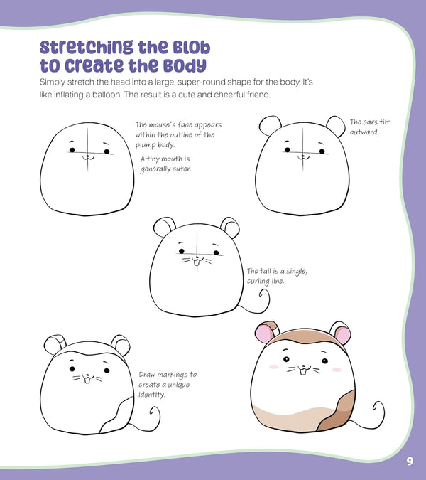 How to Draw Cute Mochi Animals - DIGS