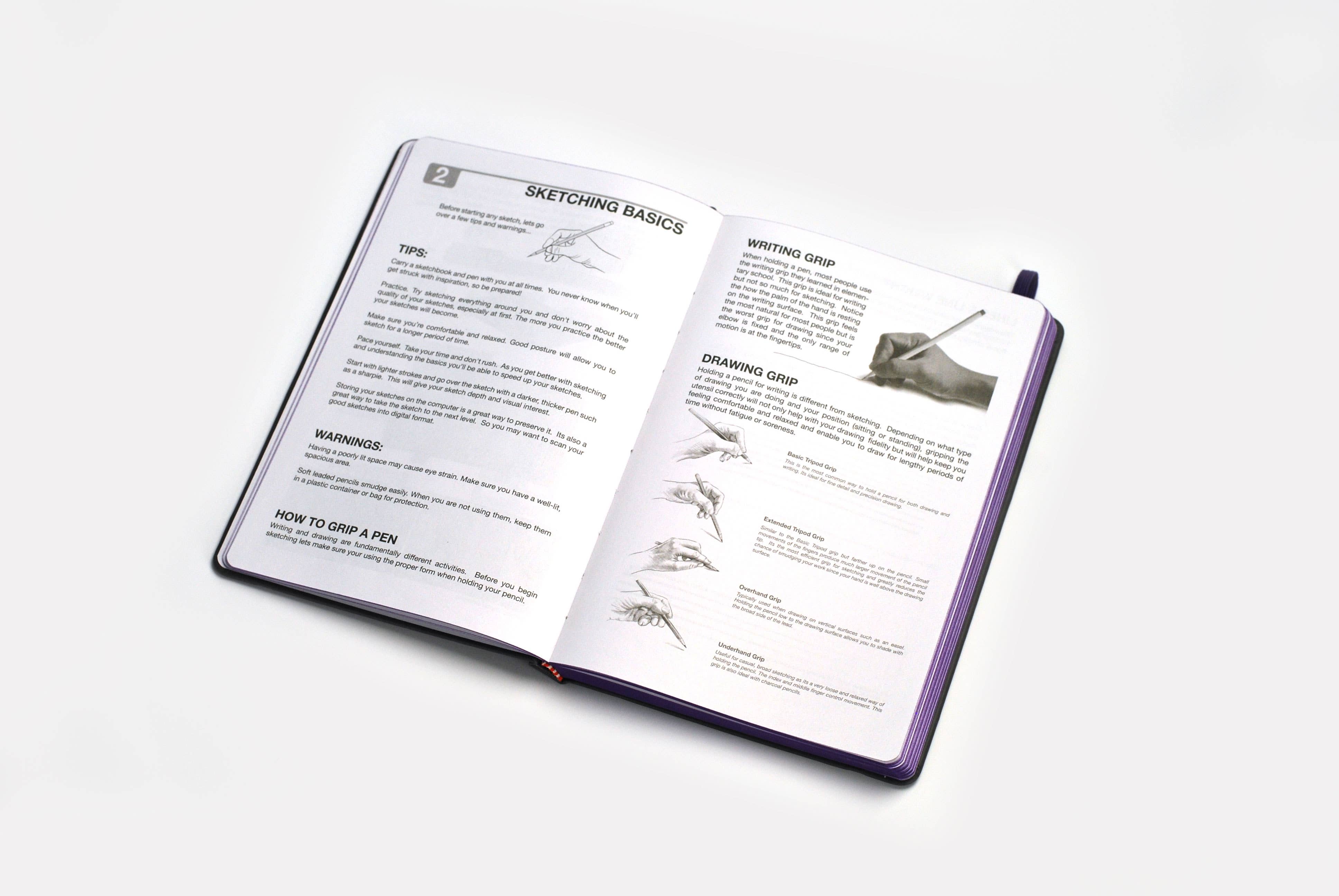 How To Draw - Drawing Basics Sketchbook - DIGS