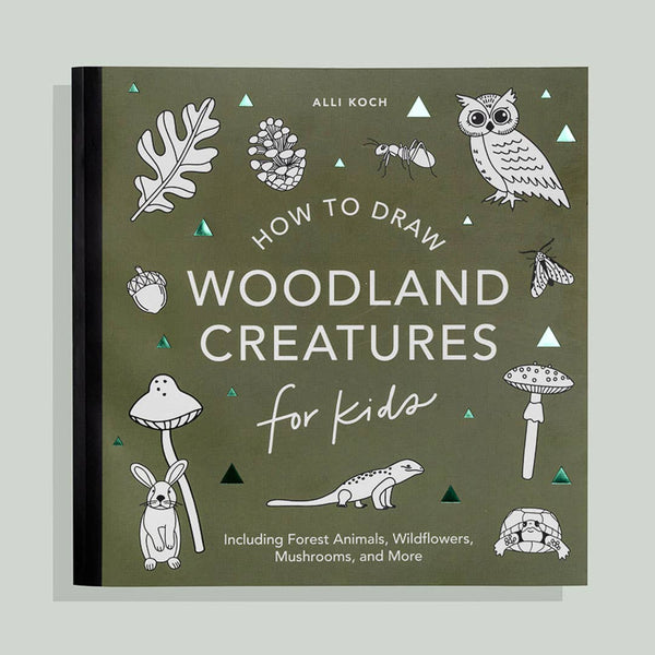 How to Draw Mushrooms & Woodland Creatures for Kids - DIGS