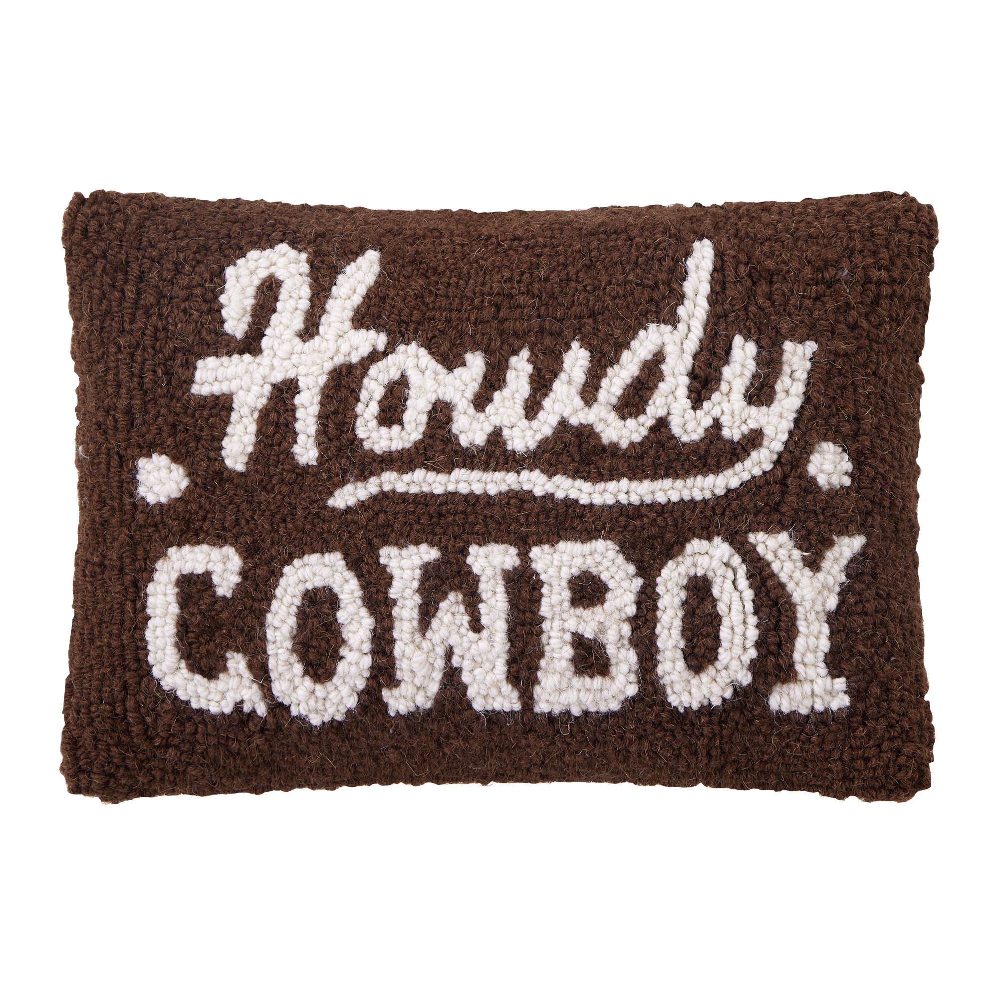 Howdy Cowboy Hook Pillow - DIGS
