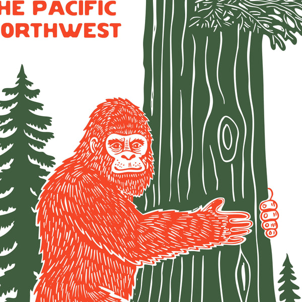 Hugs from Bigfoot PNW Card - DIGS