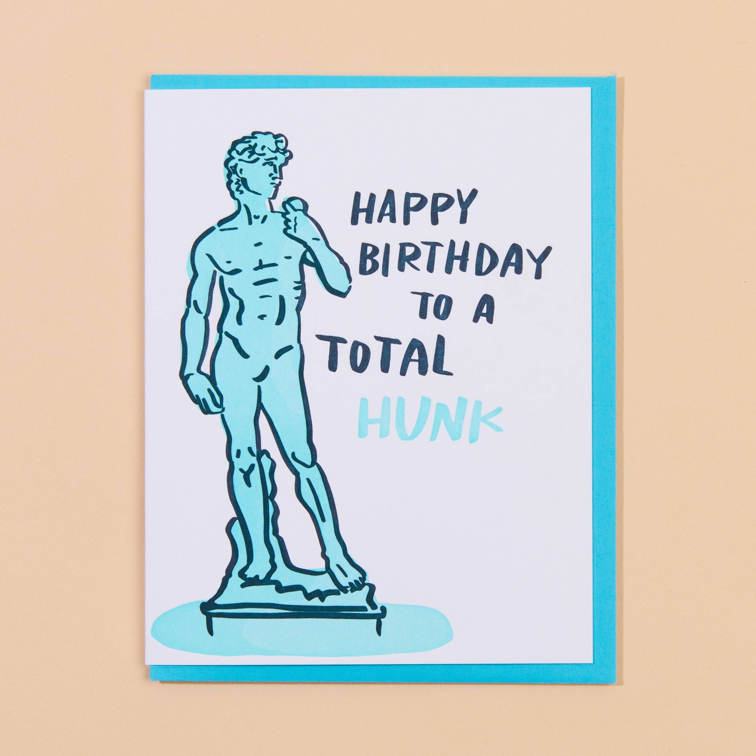 Hunk (David) Birthday Card - DIGS