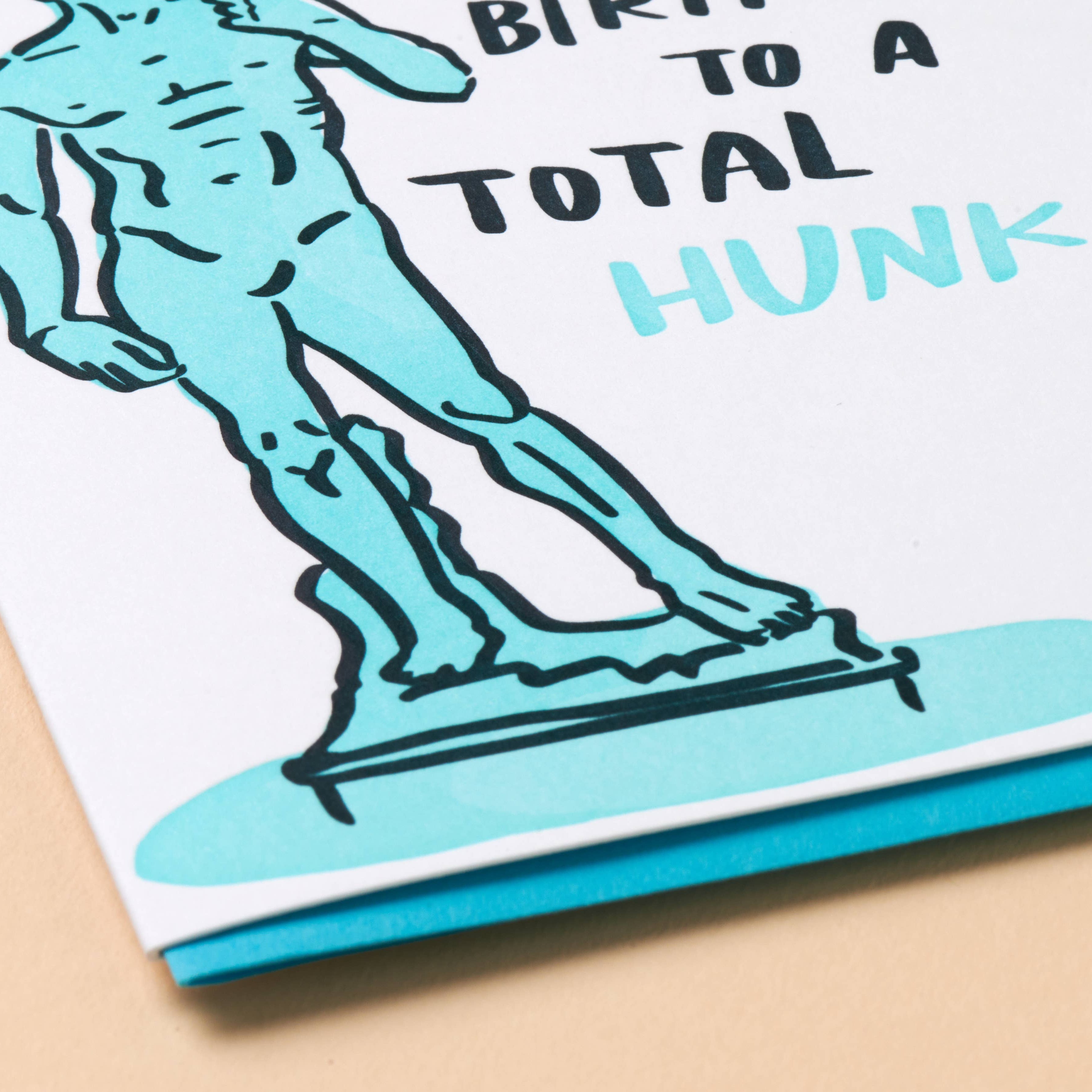 Hunk (David) Birthday Card - DIGS