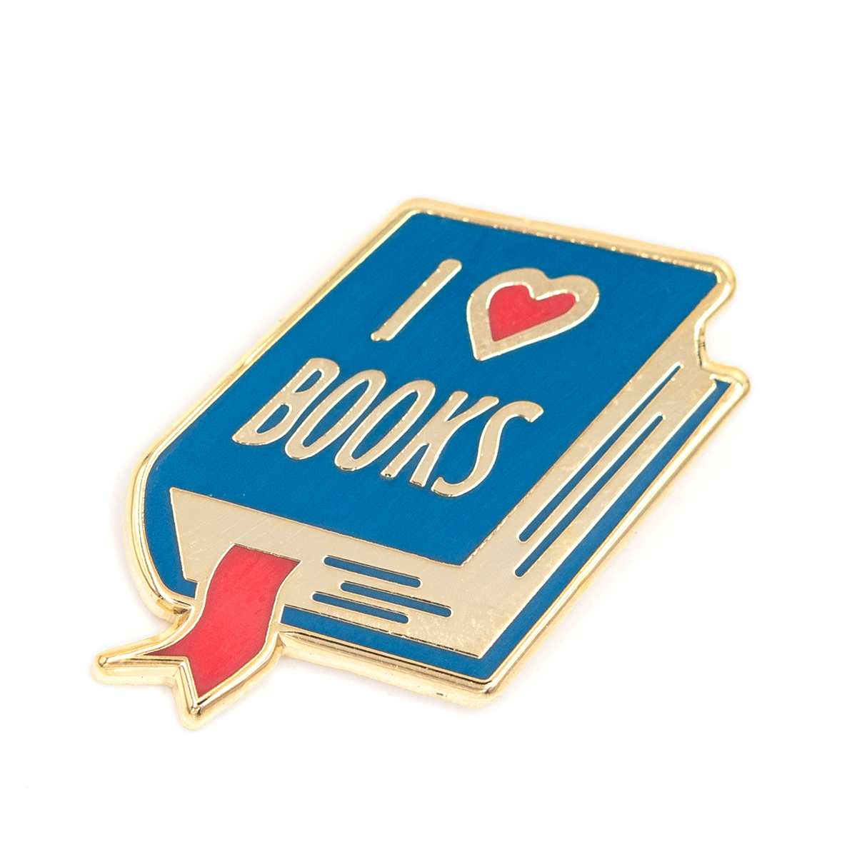 I Heart Books Enamel Pin - DIGS