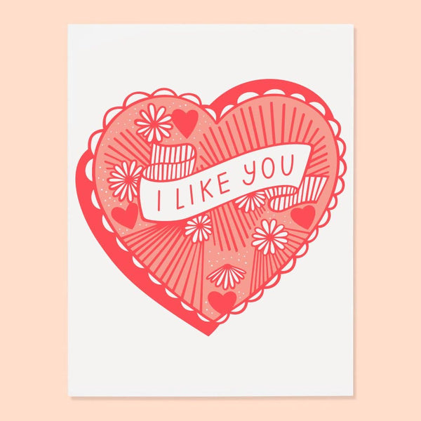 I Like You Card - DIGS