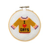 I Love Cats Mini Cross Stitch Kit - DIGS