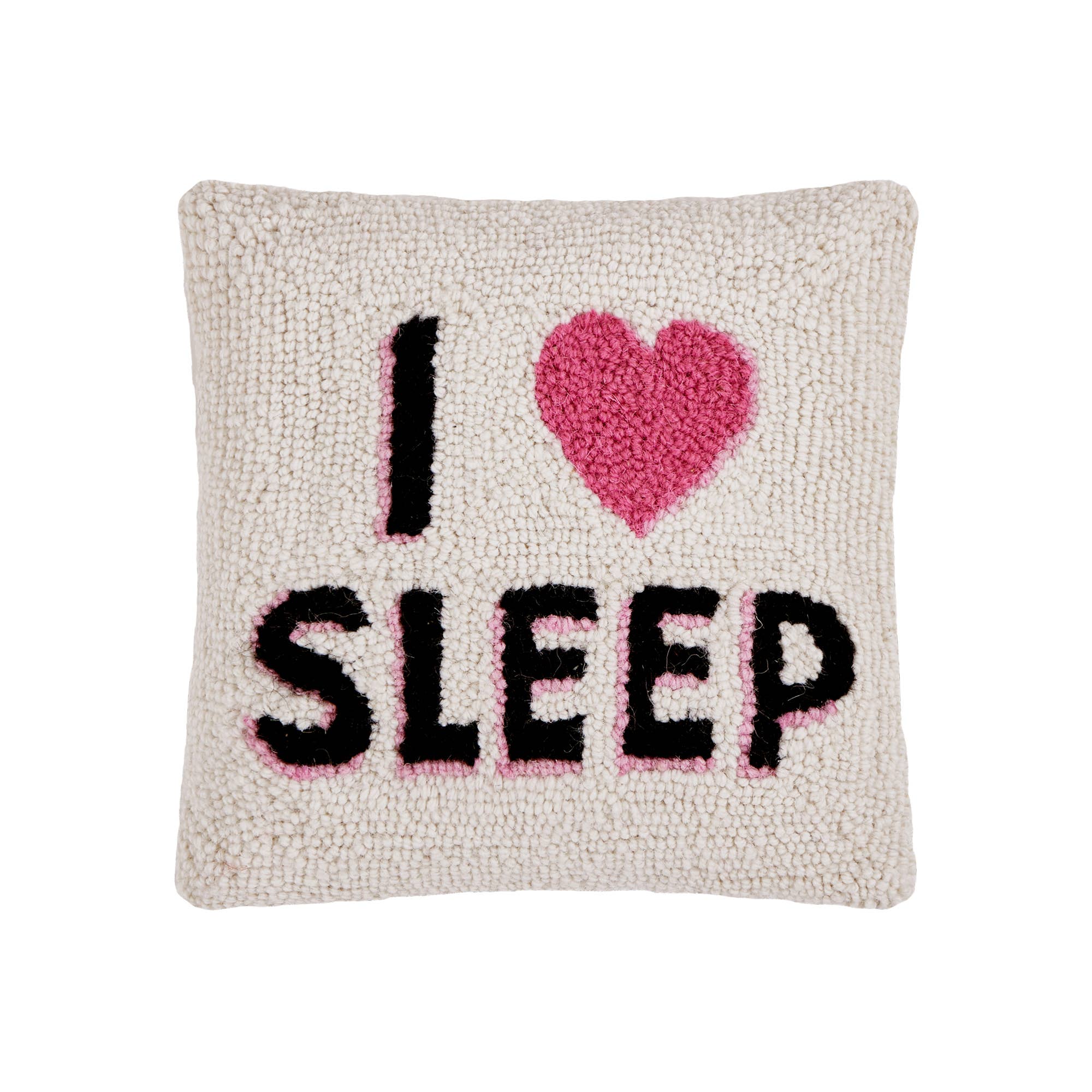 I Love Sleep Hook Pillow - DIGS