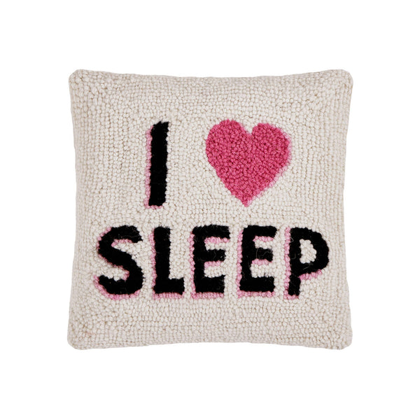 I Love Sleep Hook Pillow - DIGS