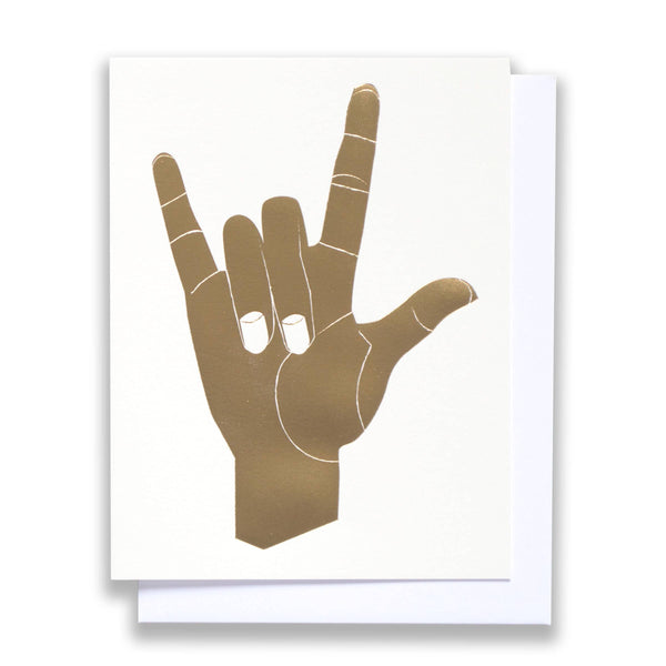 I Love You Hand Love Card - DIGS