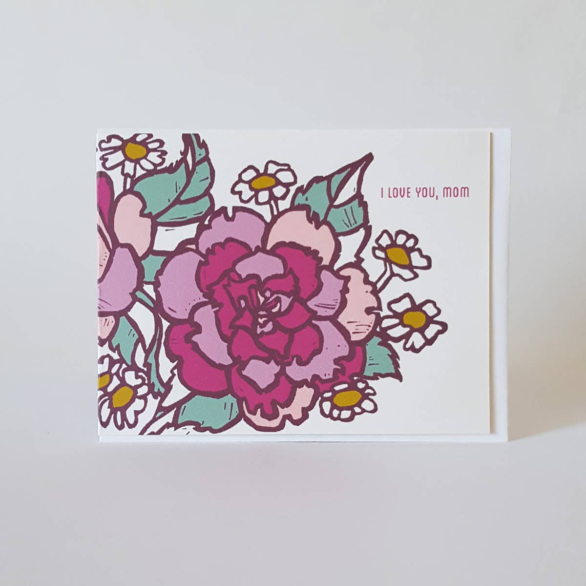 I Love You Mom Mothers Day Card - DIGS
