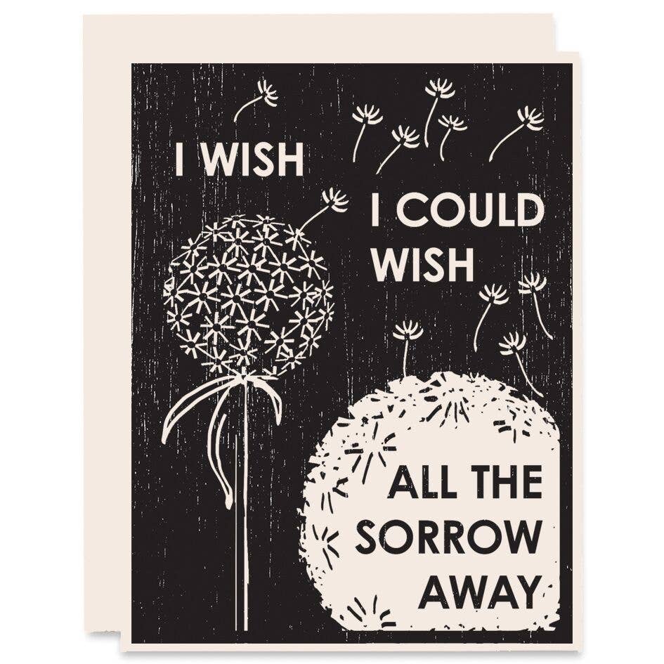 I Wish Sympathy Card - DIGS