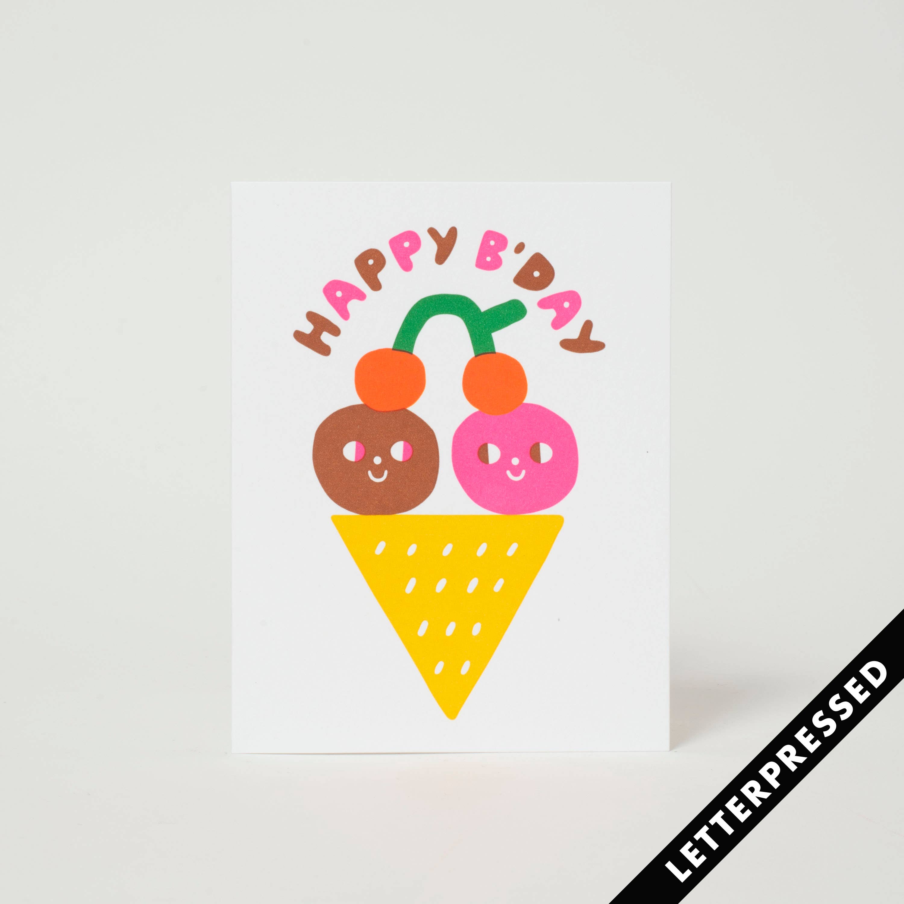 Ice Cream Birthday Wishes Card - DIGS