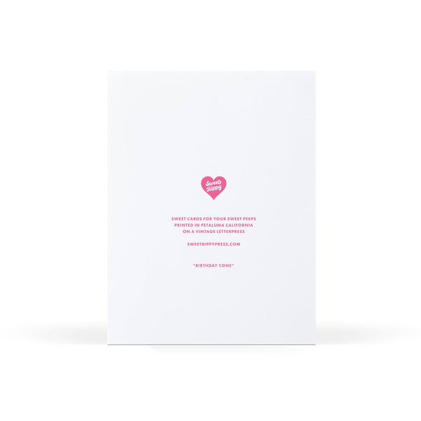 Ice Cream Cone Birthday Card - DIGS