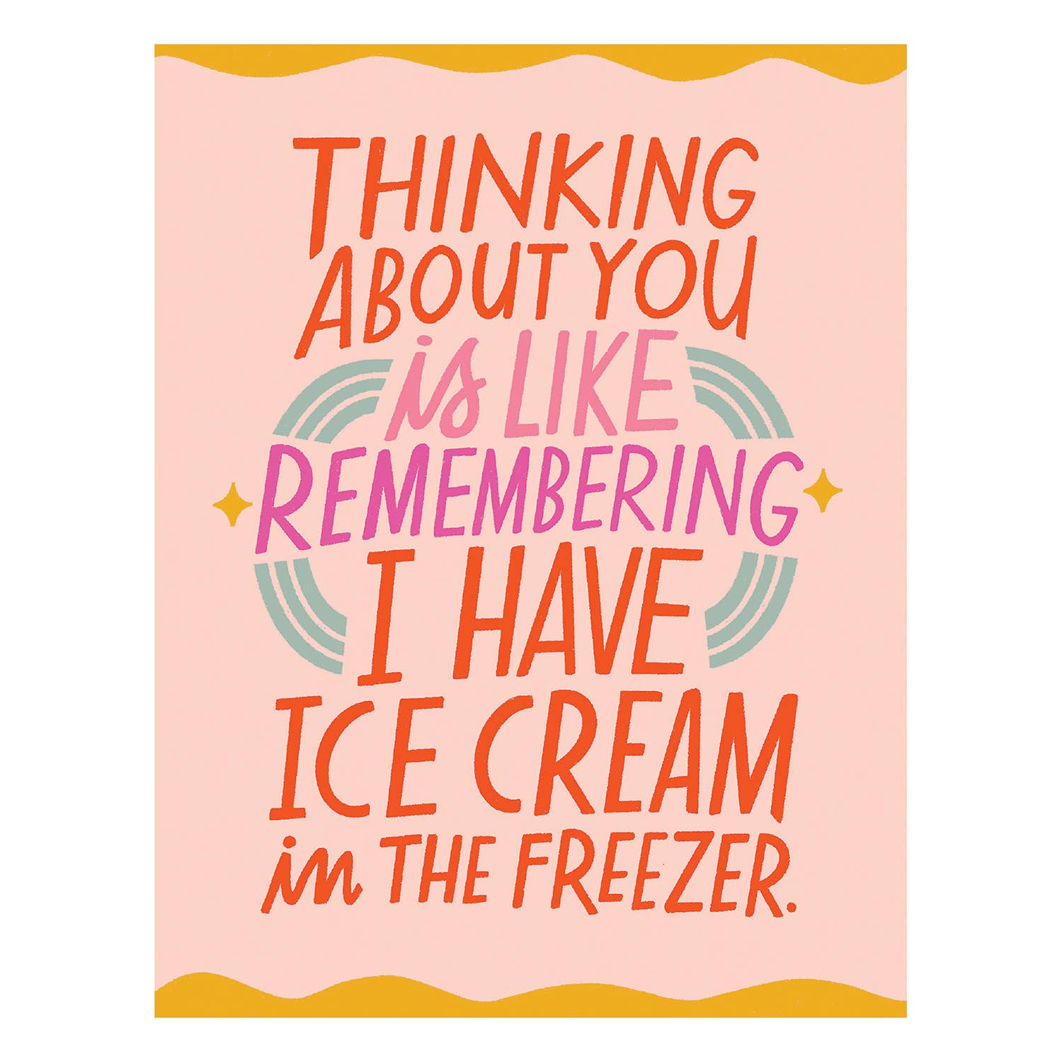 Ice Cream Freezer Love Card - DIGS