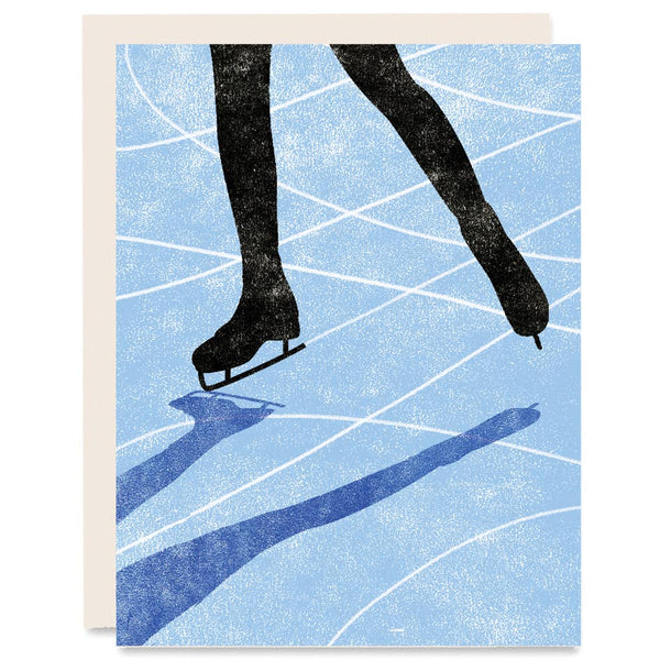 Ice Skater Holiday Card Box Set of Six - DIGS
