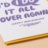 I'd "I Do" It Again Anniversary Card - DIGS