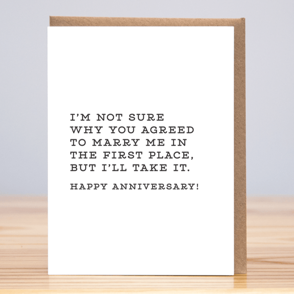 I'll Take It Anniversary Card - DIGS