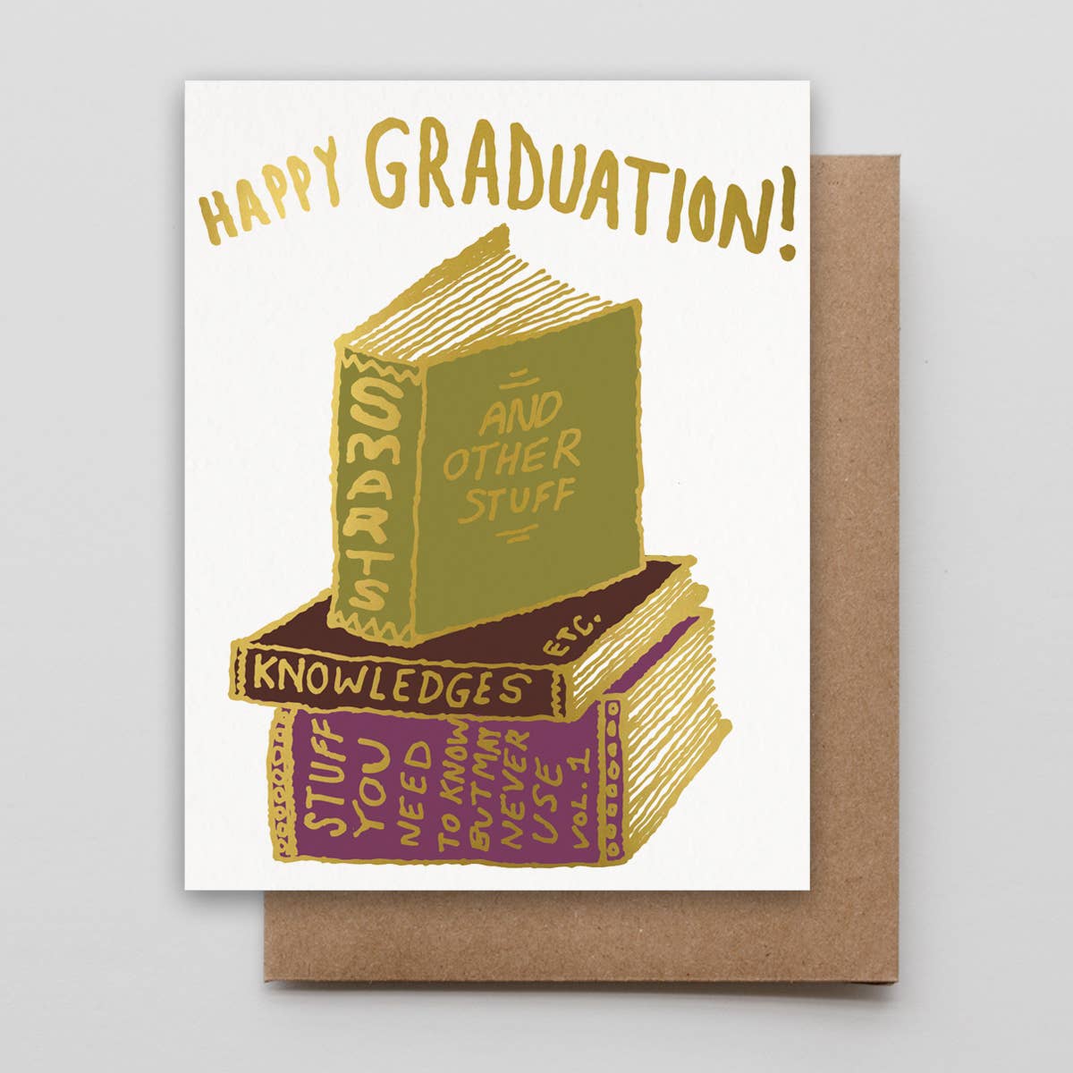 Important Books Graduation Card - DIGS