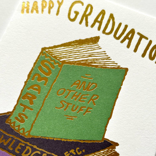 Important Books Graduation Card - DIGS