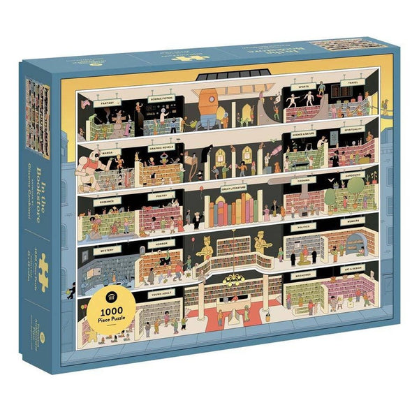 In the Bookstore 1000 Piece Puzzle - DIGS