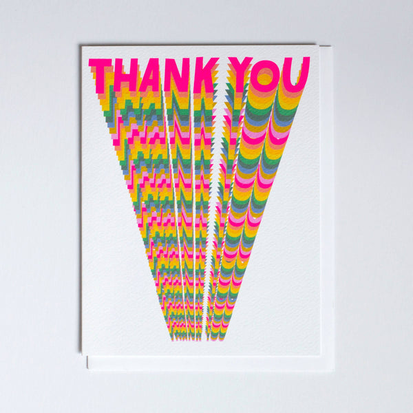 Infinite Rainbow Thank You Card - DIGS