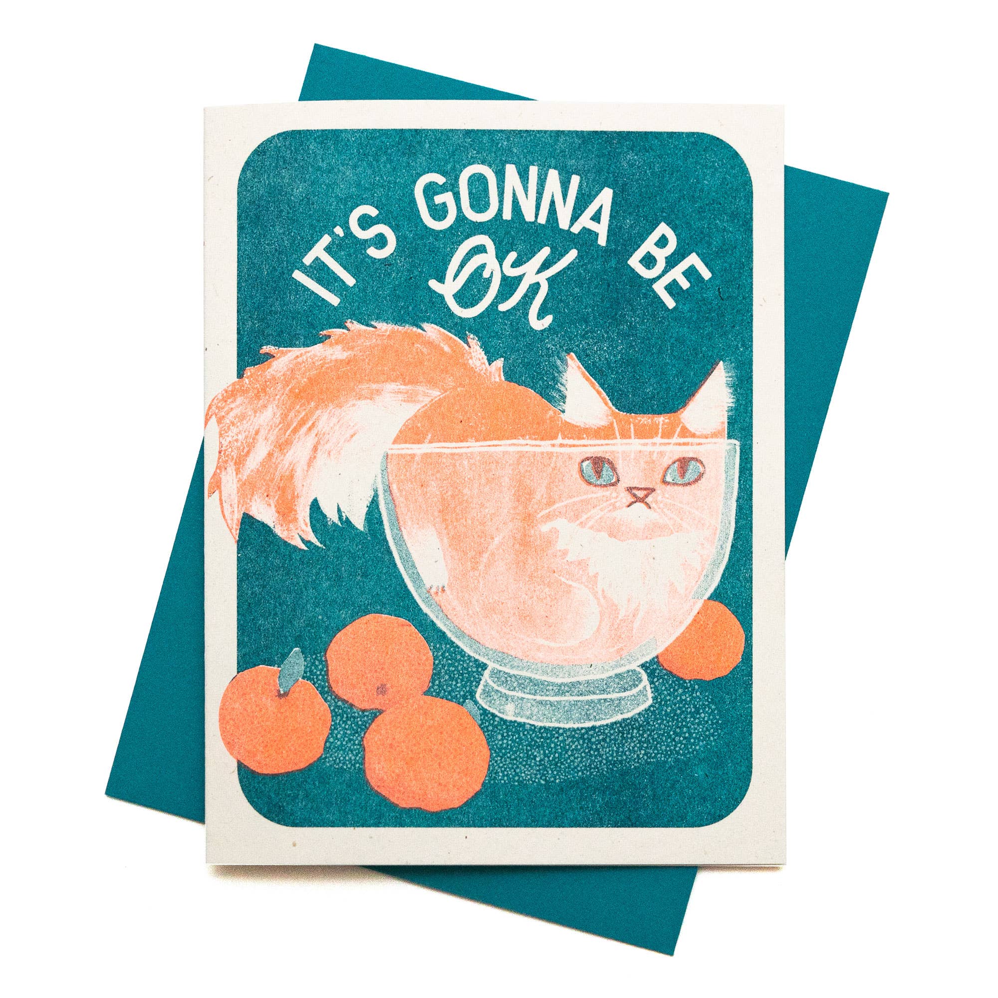 It's Gonna Be OK Cat Sympathy Card - DIGS