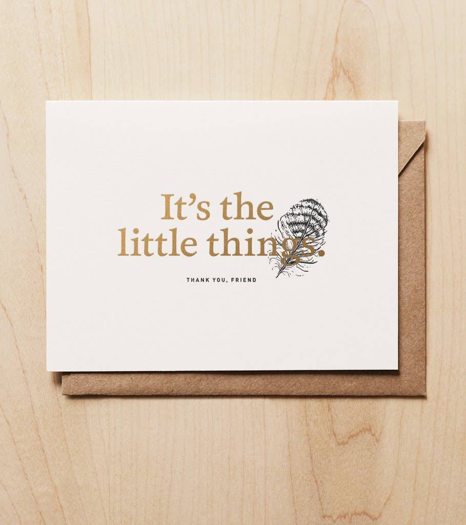 It's The Little Things Card - DIGS