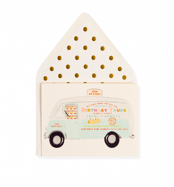 It's Your Birthday Truck Card - DIGS
