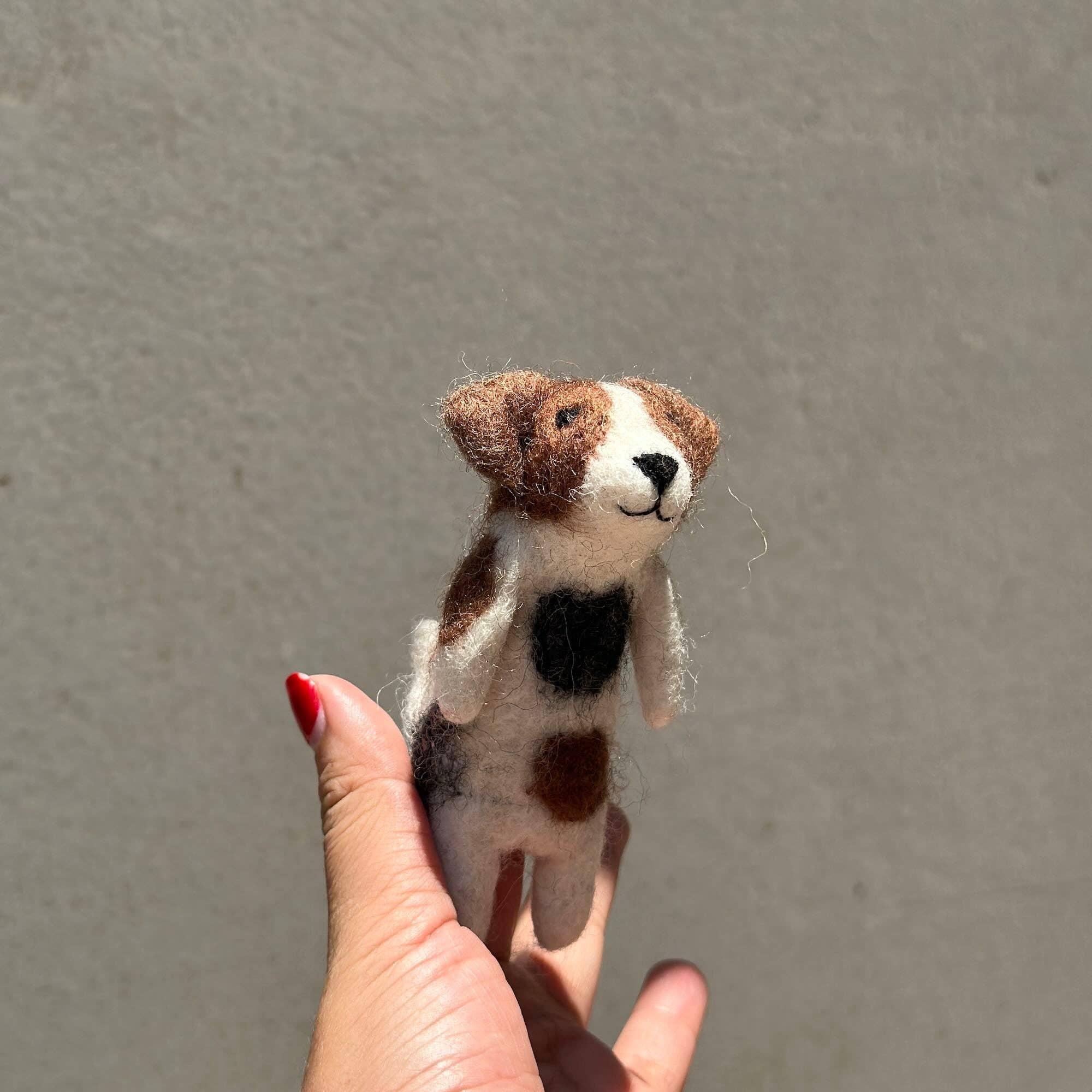 Jack Russell Terrier Finger Puppet - DIGS