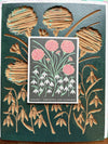 January Month Flowers Card - DIGS