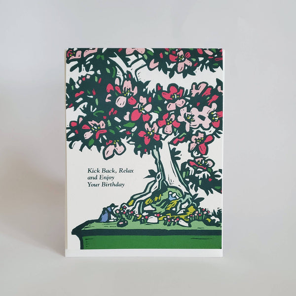 Japanese Bonsai Birthday Card - DIGS