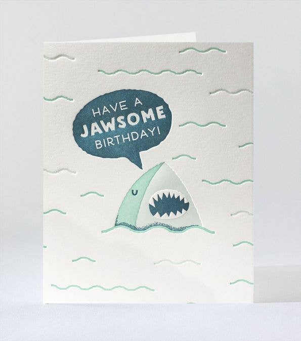 Jawsome Birthday Card - DIGS