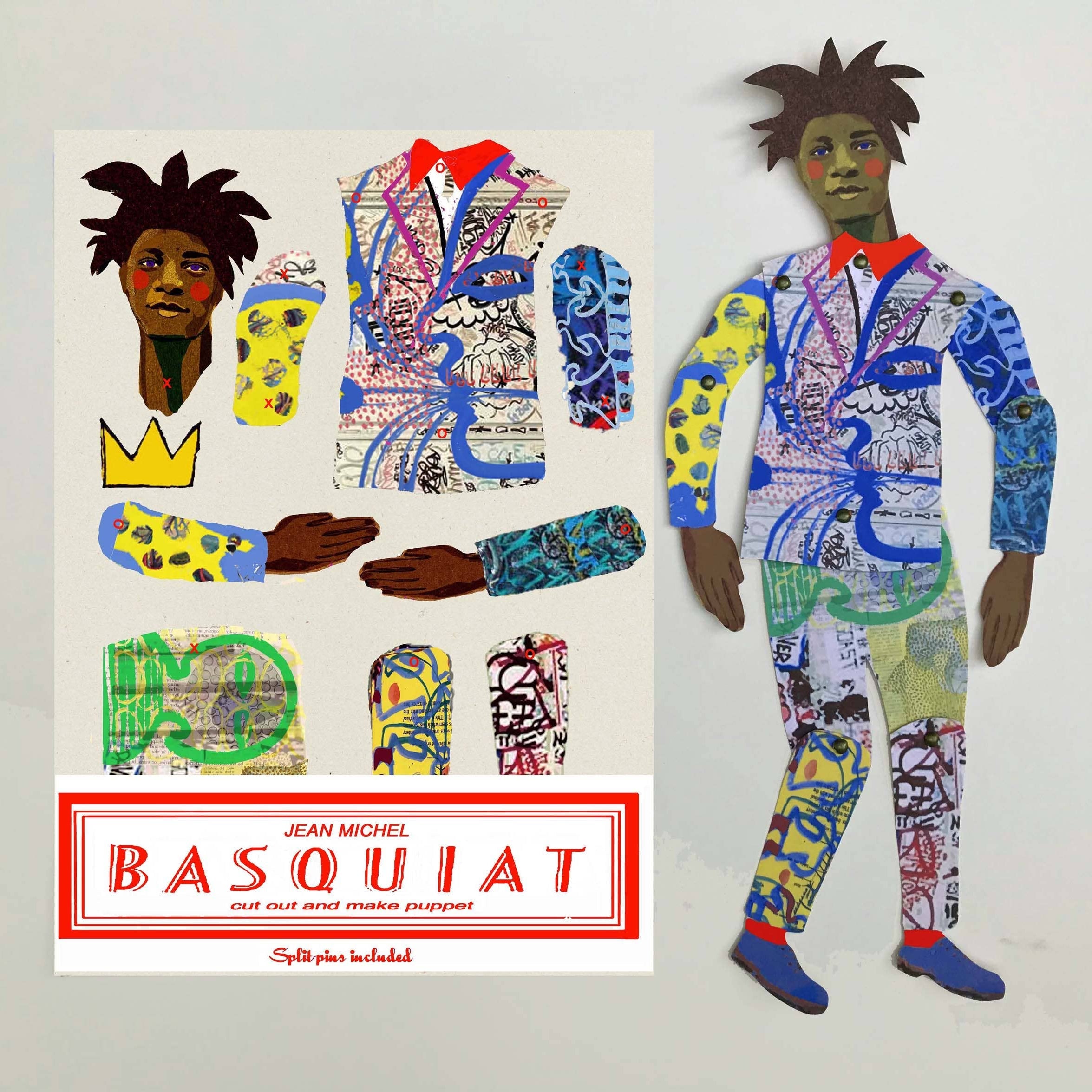 Jean Michel Basquiat Cut and Make Puppet - DIGS