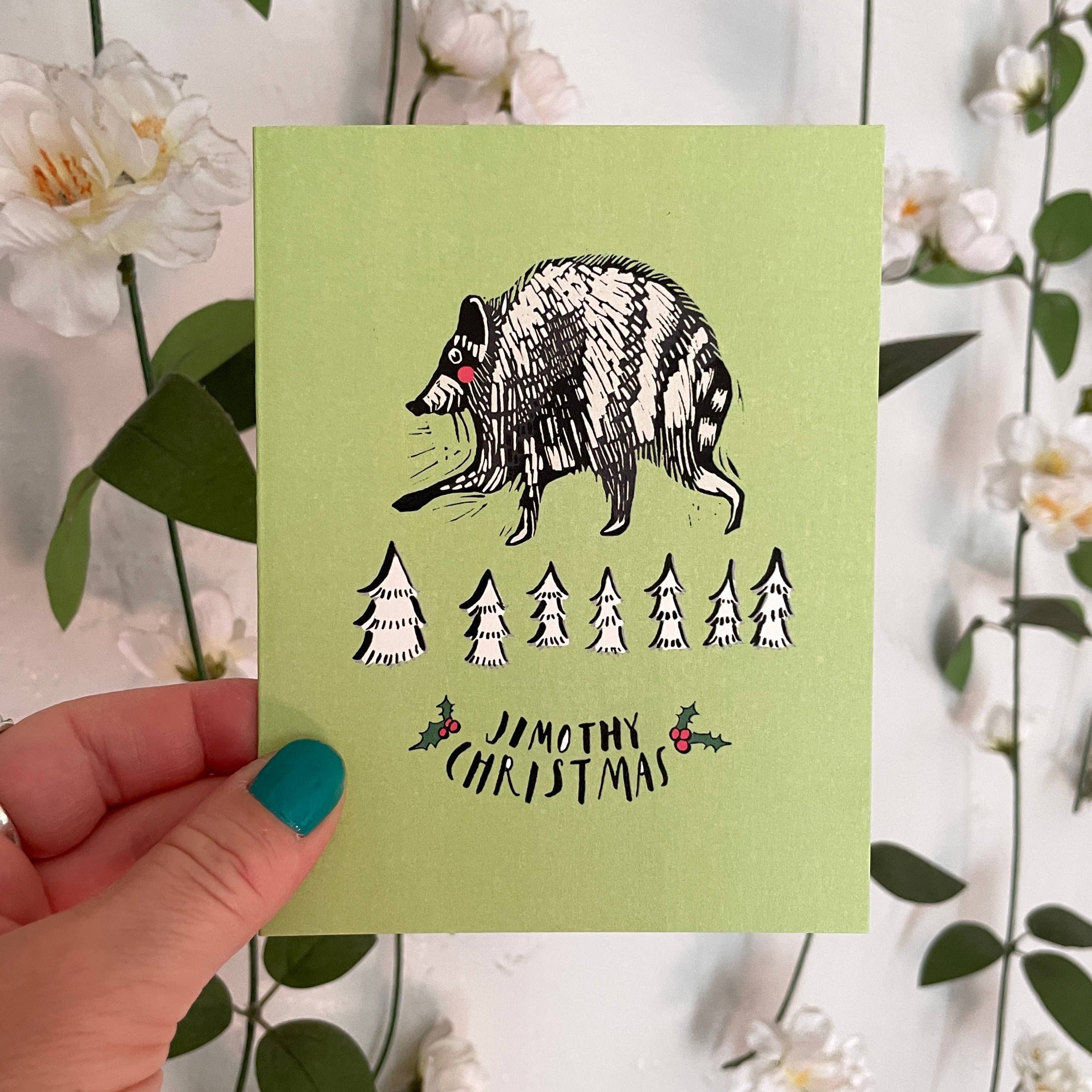 Jimothy Christmas Card - DIGS