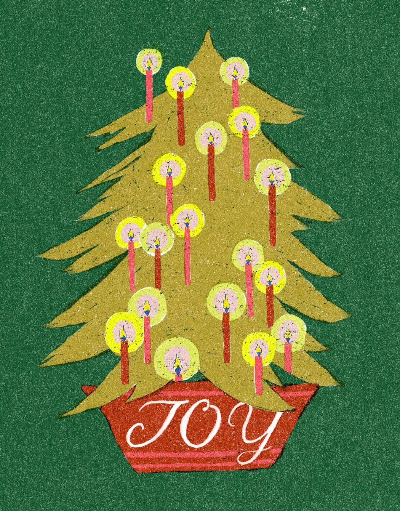 Joy Tree Holiday Card - DIGS