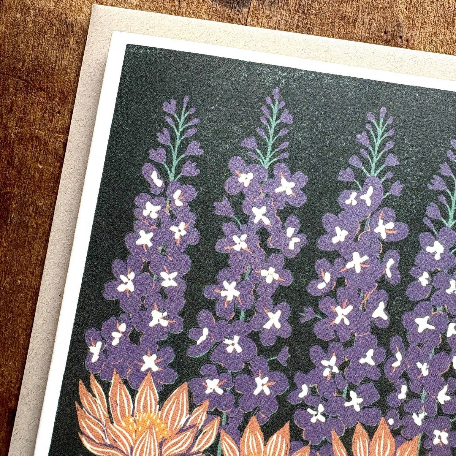 July Month Flowers Card - DIGS