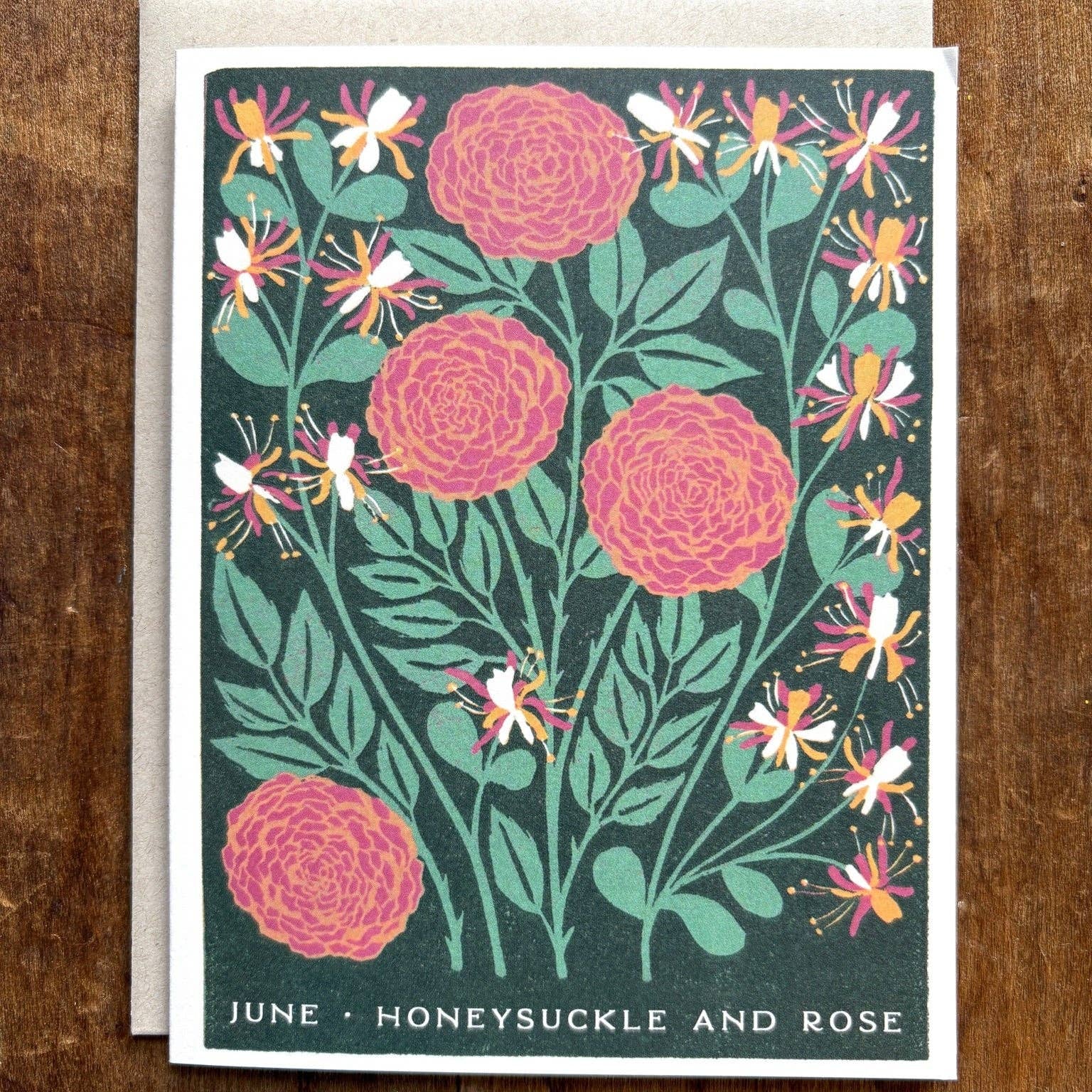 June Month Flowers Card - DIGS