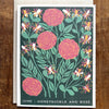 June Month Flowers Card - DIGS