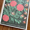 June Month Flowers Card - DIGS