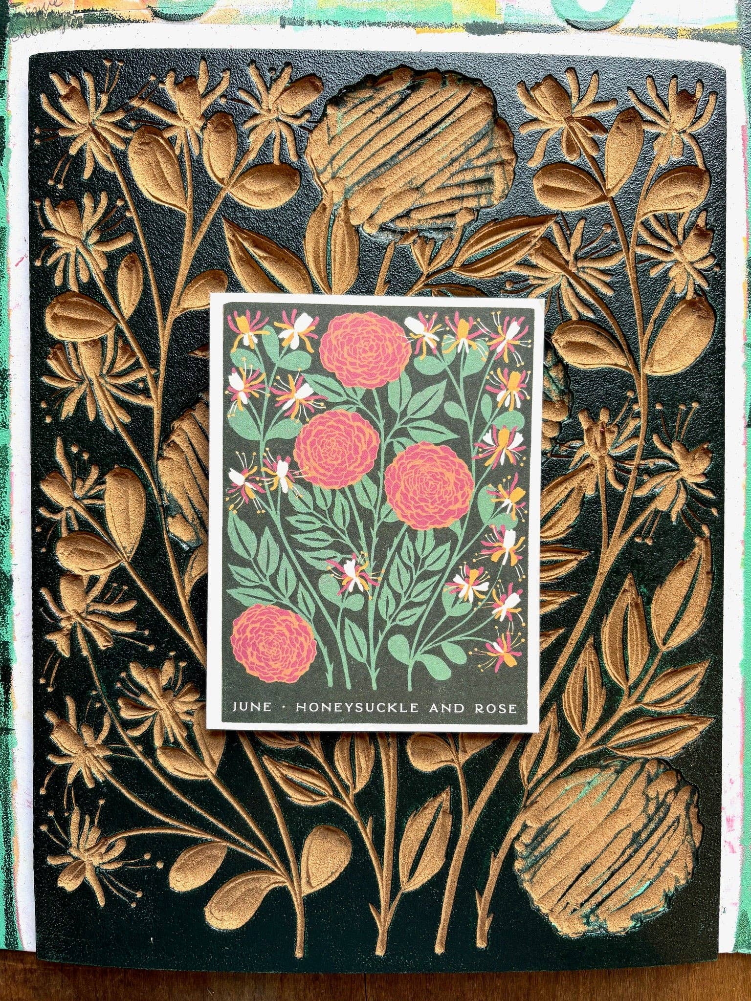 June Month Flowers Card - DIGS