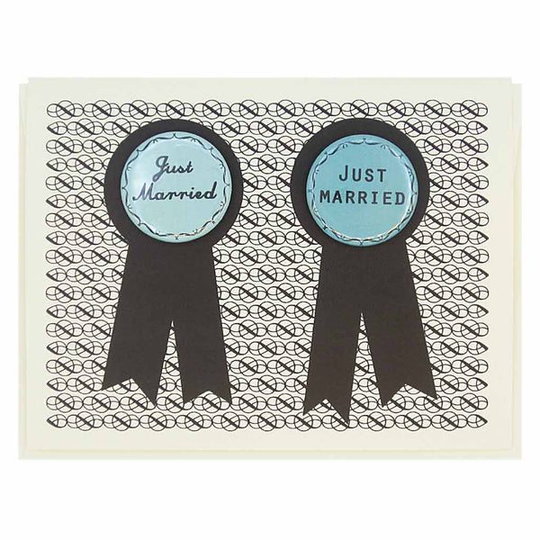 Just Married Pins Card - DIGS