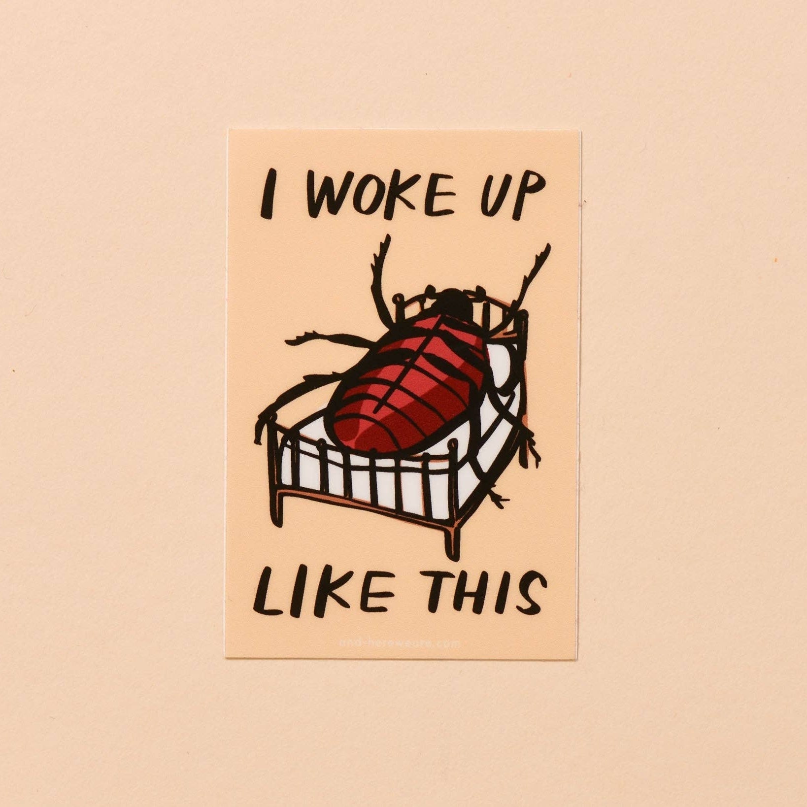 Kafka Woke Up Like This Sticker - DIGS