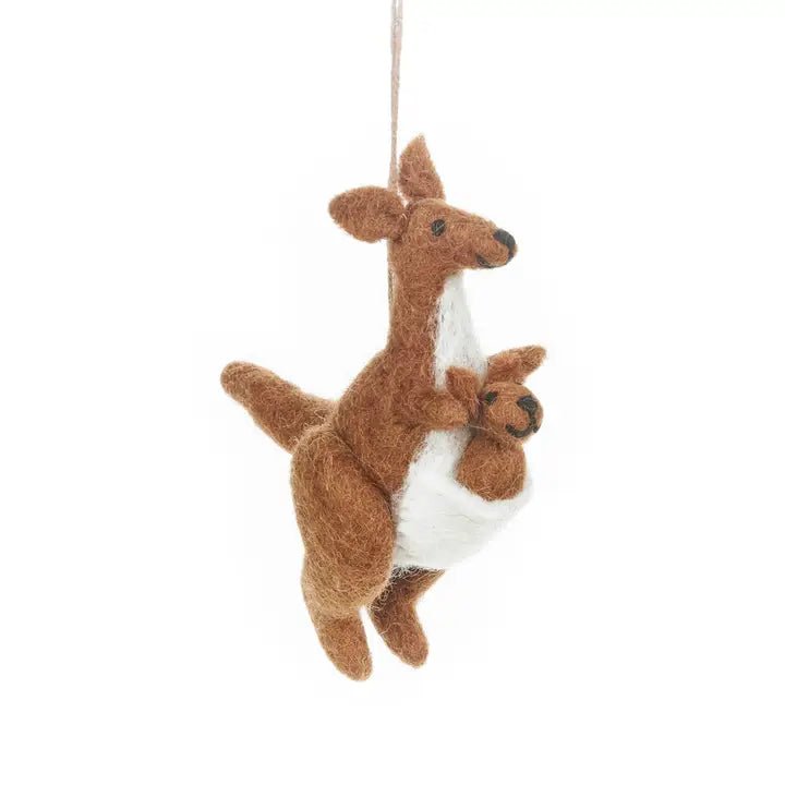 Kanga & Roo Kangaroo Felt Ornament - DIGS