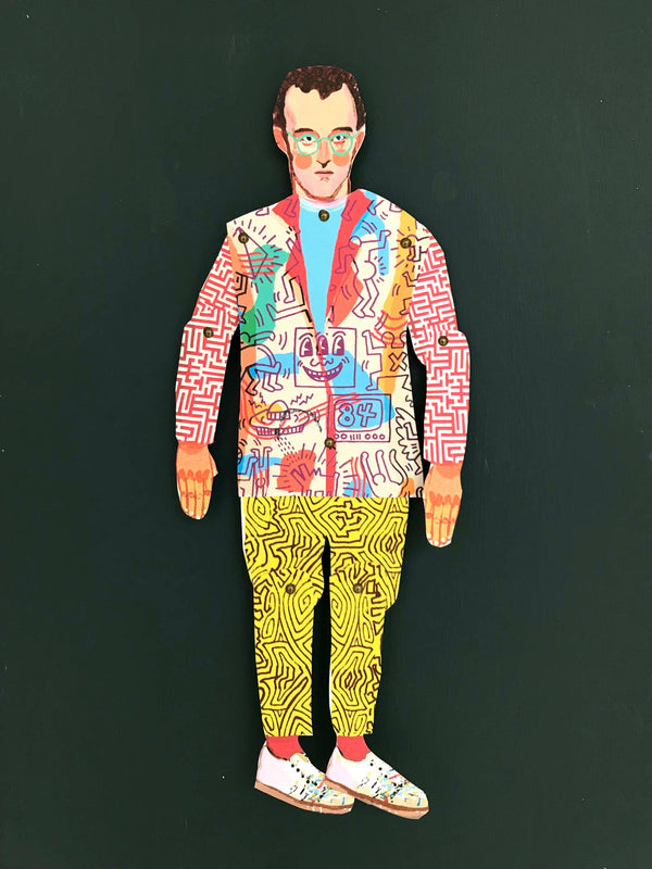 Keith Haring Cut and Make Puppet - DIGS